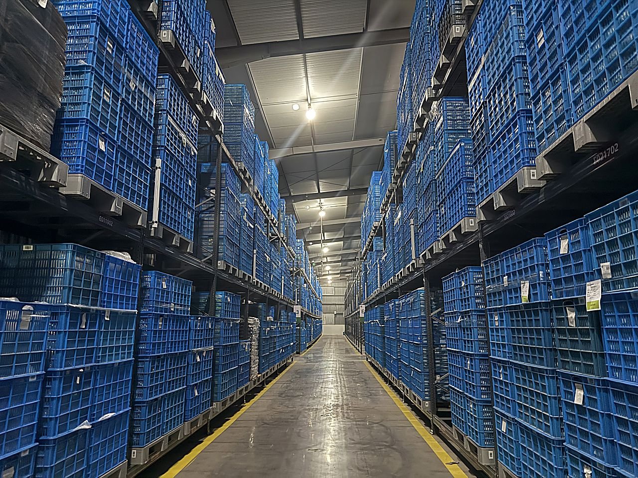 Finished-goods warehouse