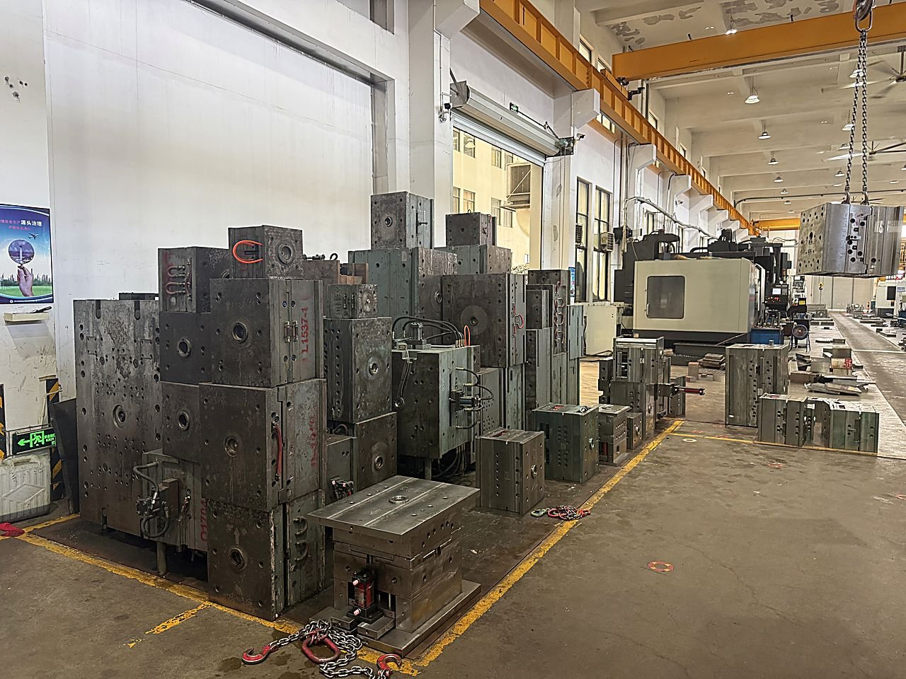 Mould machining and fitting