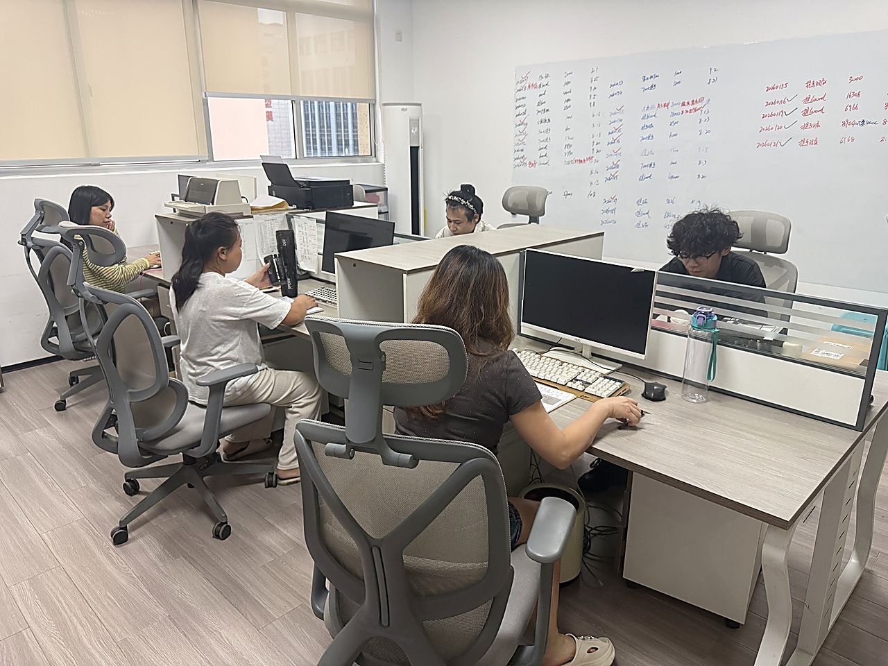 Office and sales team
