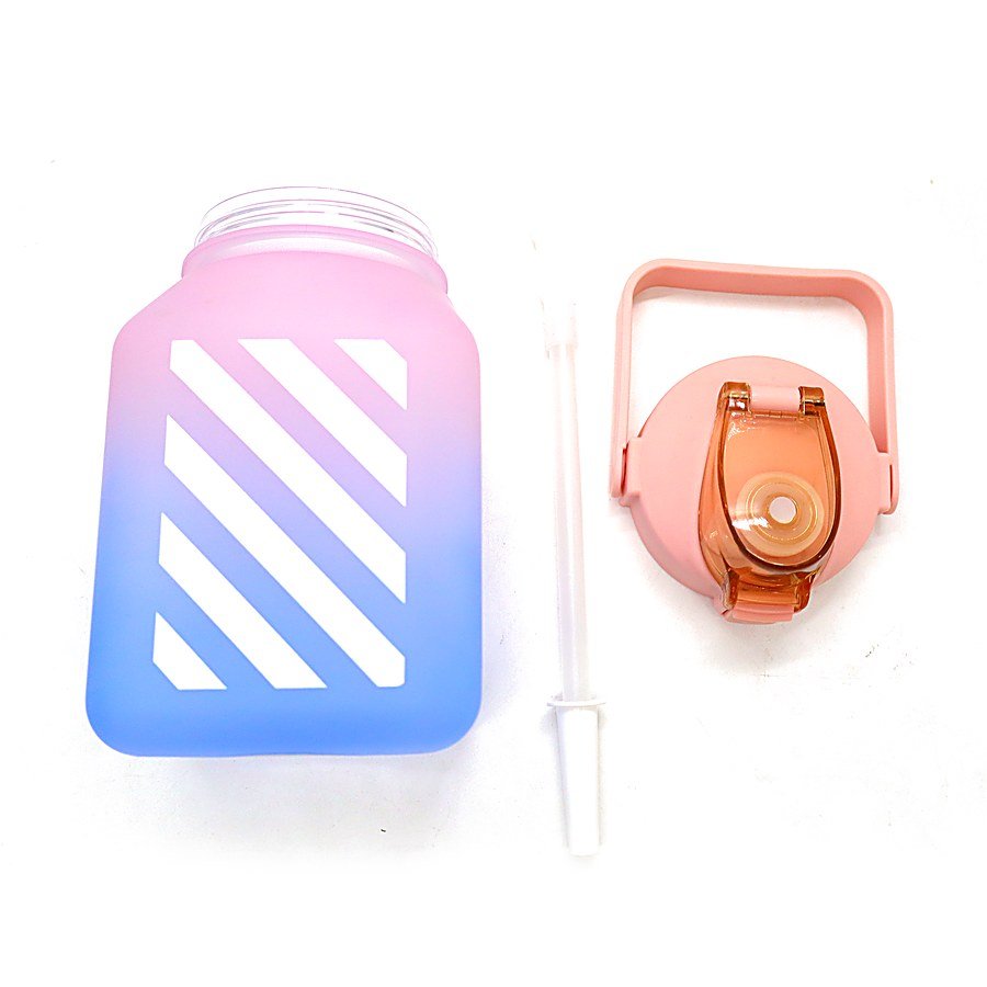 Square Sport Bottle with Silicone Sleeve