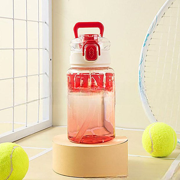 640 ml Straw Lid Leakproof Sport Water Bottle