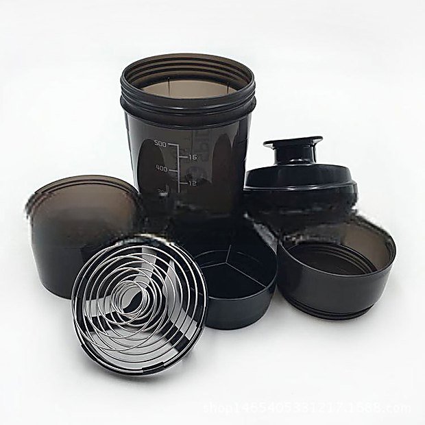 600 ml Fitness Sport Protein Shaker Bottle
