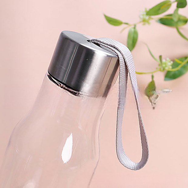 500 ml Clear Portable Sport Water Bottle
