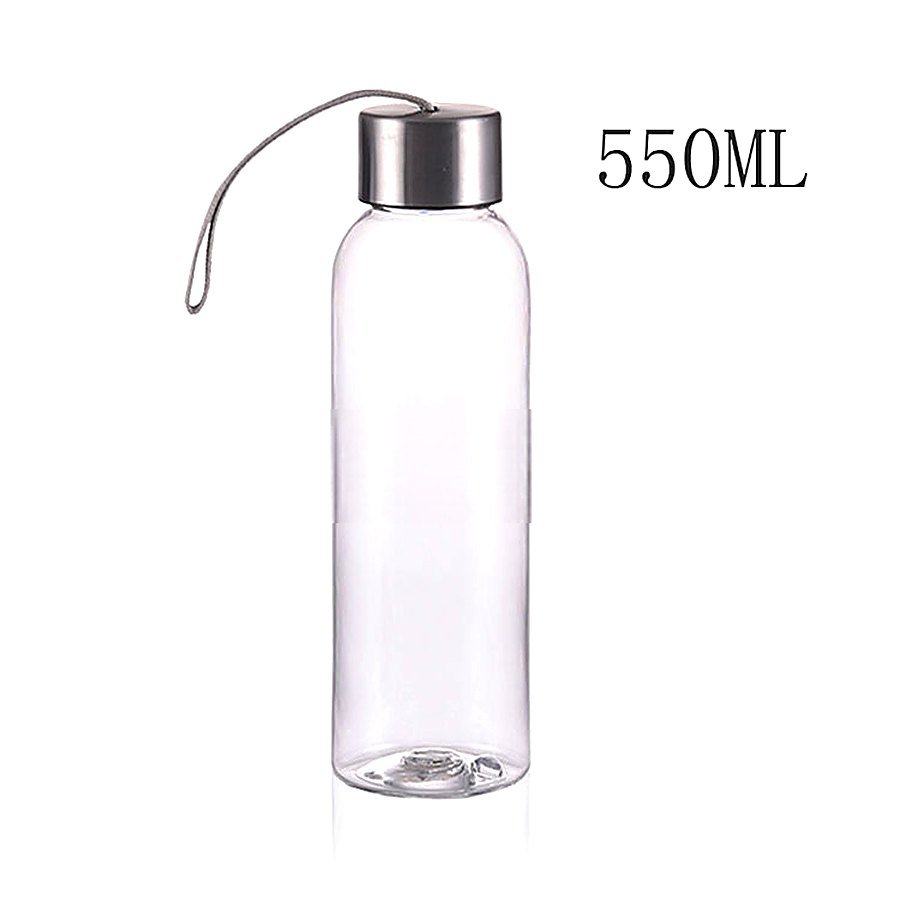 600 ml Clear Portable Sport Water Bottle