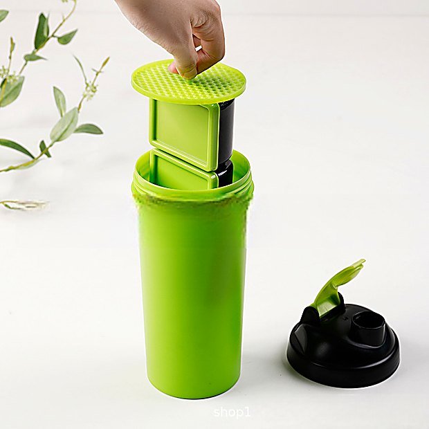 900 ml Fitness Sport Protein Shaker Bottle