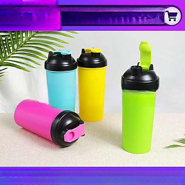 900 ml Fitness Sport Protein Shaker Bottle