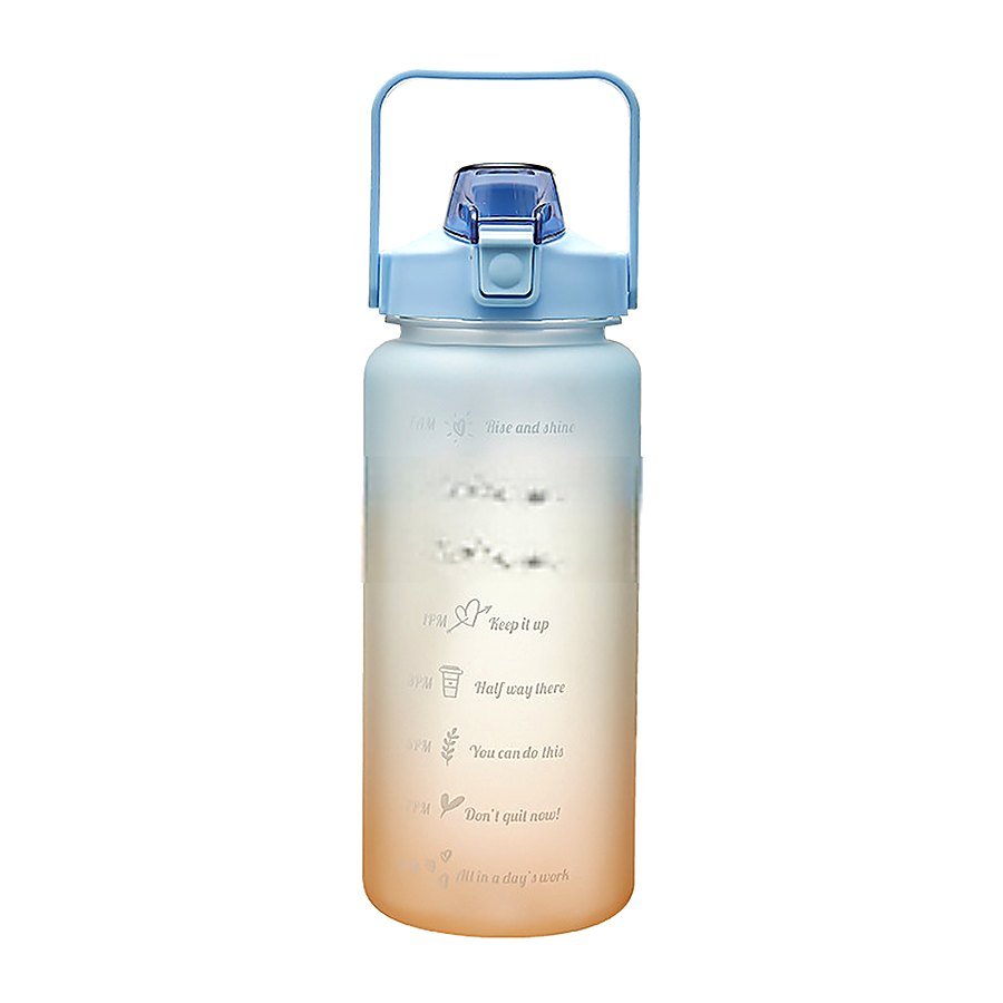 2000 ml Graduated Gradient Sport Water Bottle
