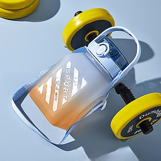 1500 ml Gradient Large Capacity Sport Water Bottle