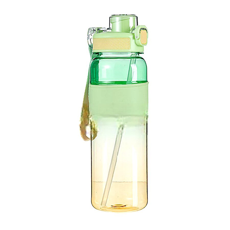 800 ml Straw Lid Carry Handle Sport Water Bottle