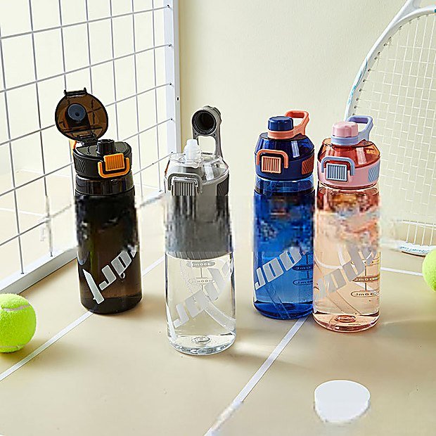 800 ml Straw Lid Student Sport Water Bottle