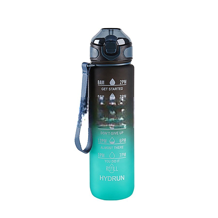 1000 ml Straw Lid Flip Top Sport Water Bottle