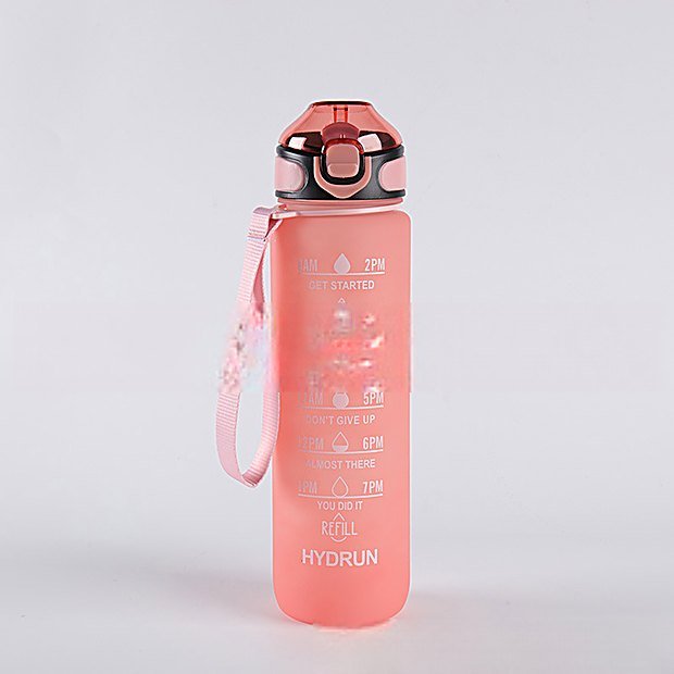 1000 ml Straw Lid Flip Top Sport Water Bottle