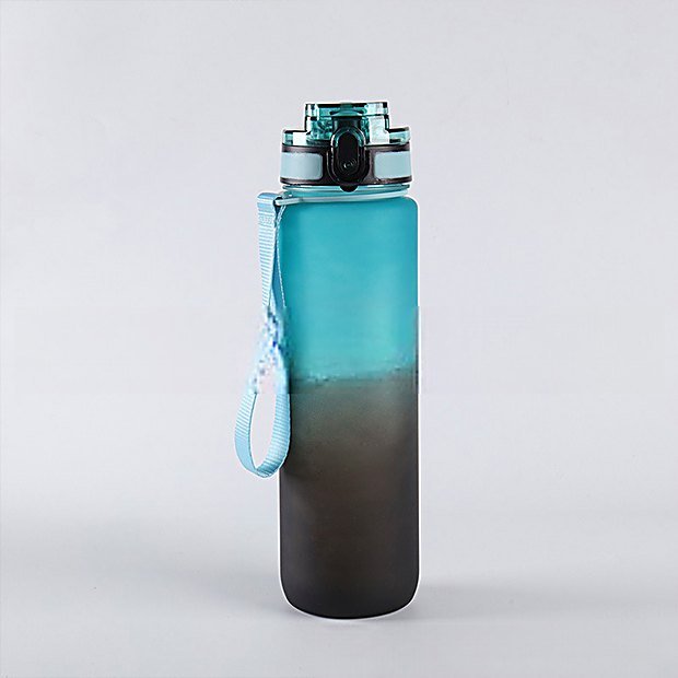 1000 ml Straw Lid Flip Top Sport Water Bottle
