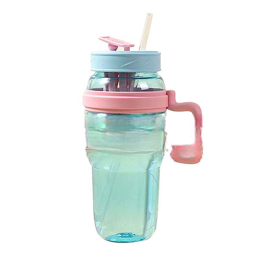 1270 ml Straw Lid Portable Coffee Mug