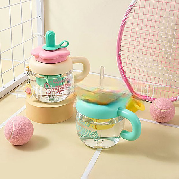 1040 ml Straw Lid Leakproof Sport Water Bottle