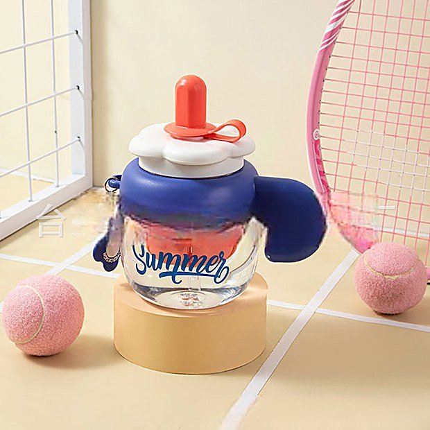 1040 ml Straw Lid Leakproof Sport Water Bottle
