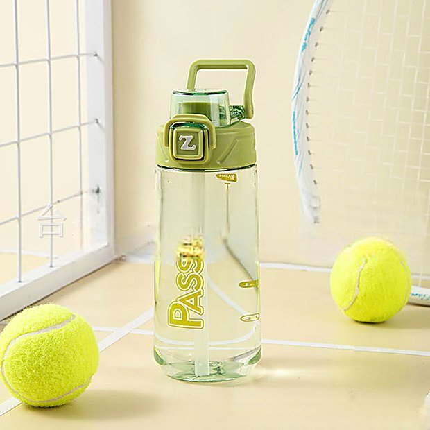 620 ml Straw Lid Student Sport Water Bottle