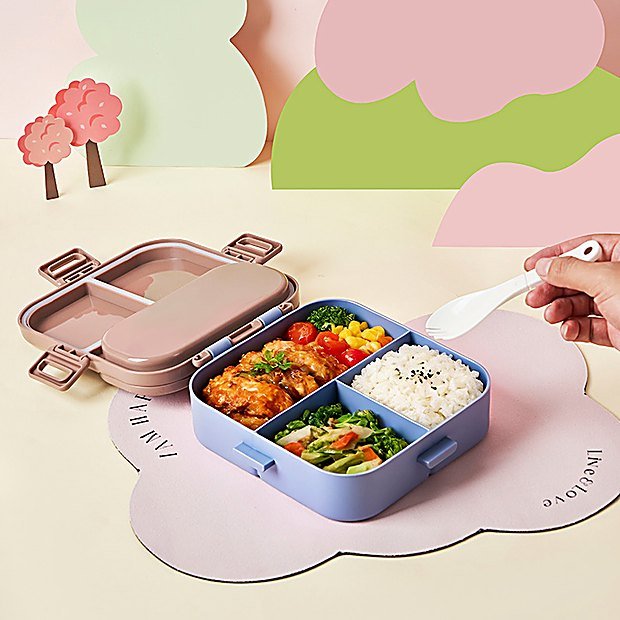 Leakproof Cartoon Print Bento Lunch Box