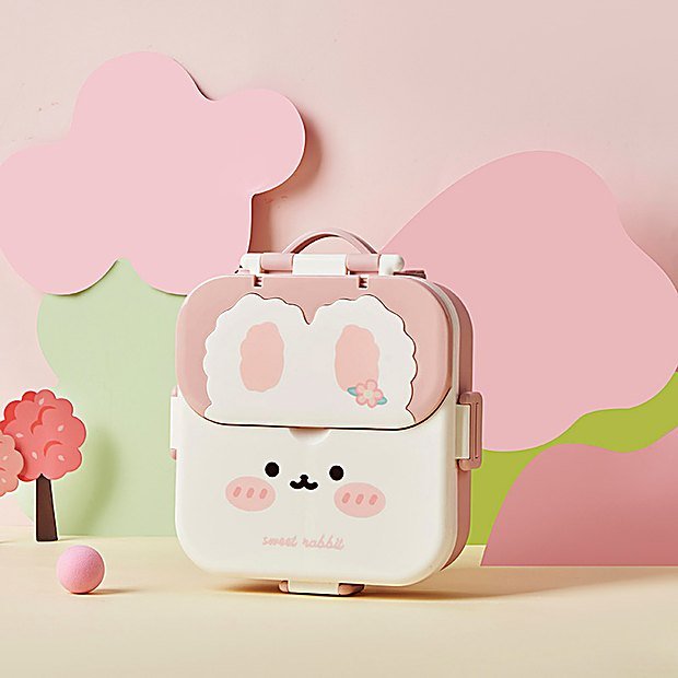 Leakproof Cartoon Print Bento Lunch Box