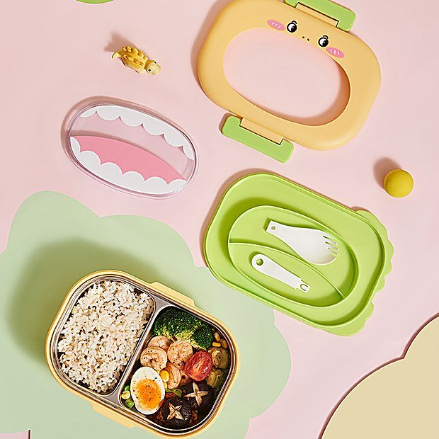 1000 ml Divided Kids Bento Lunch Box