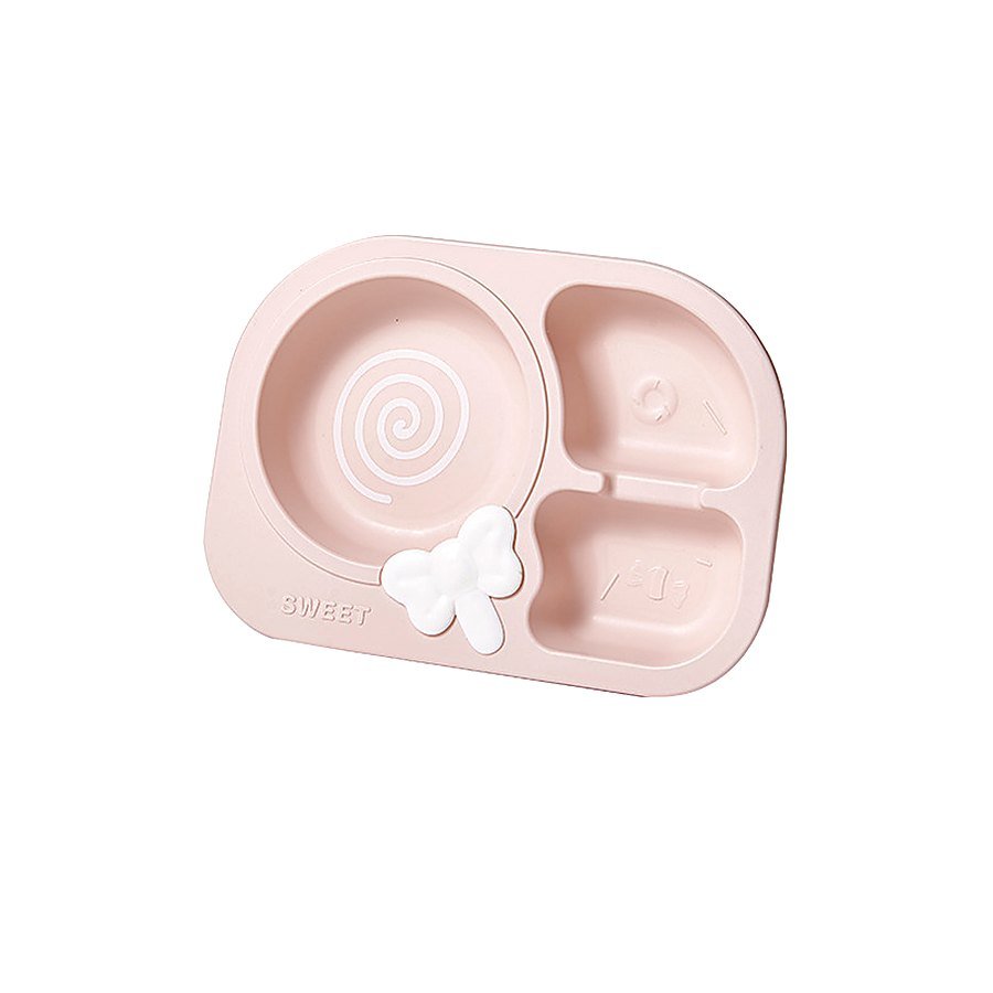 Cartoon Print Kids Divided Plate