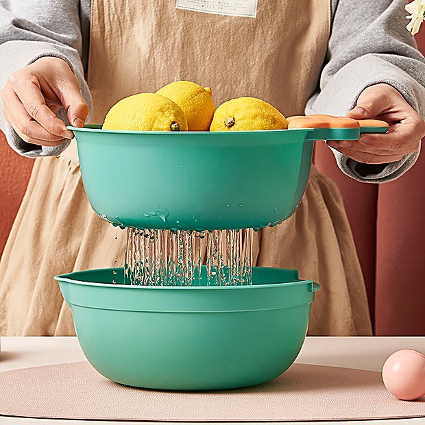 Double Wall Draining Kitchen Storage