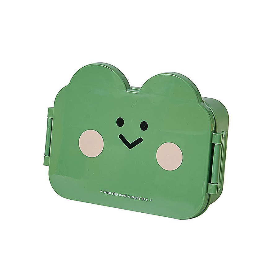 Divided Cartoon Print Bento Lunch Box