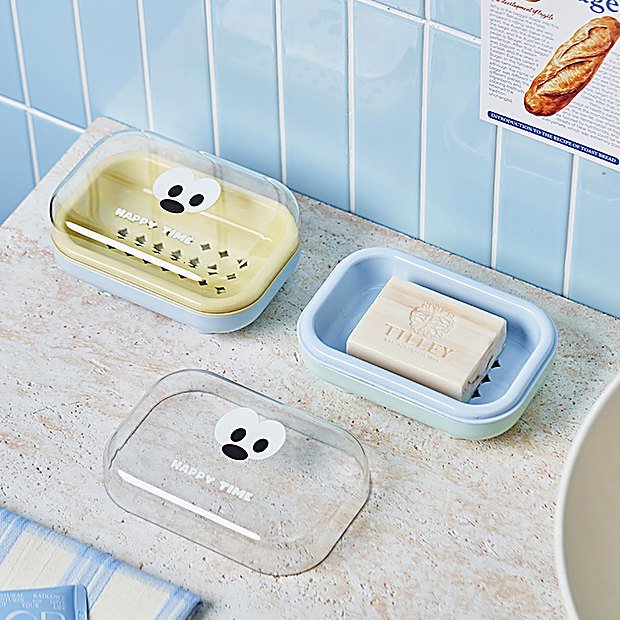Cartoon Print Student Soap Dish