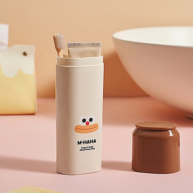 Cartoon Print Portable Bathroom Cup