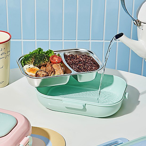 1000 ml Divided Student Bento Lunch Box