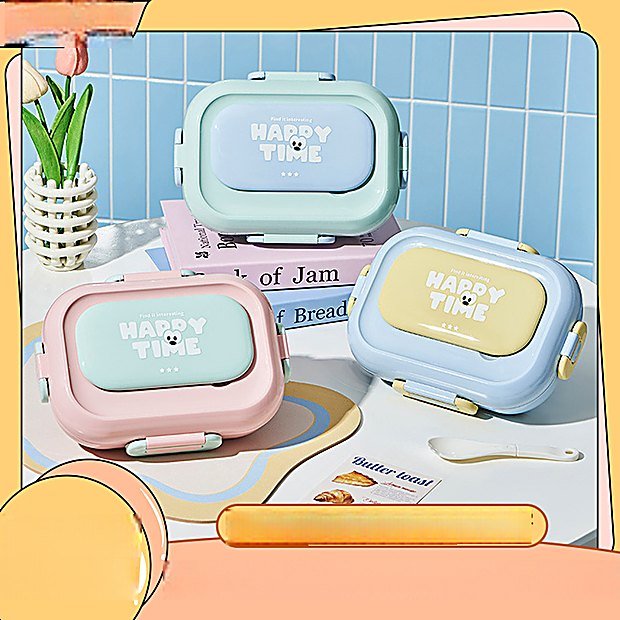 1000 ml Divided Student Bento Lunch Box
