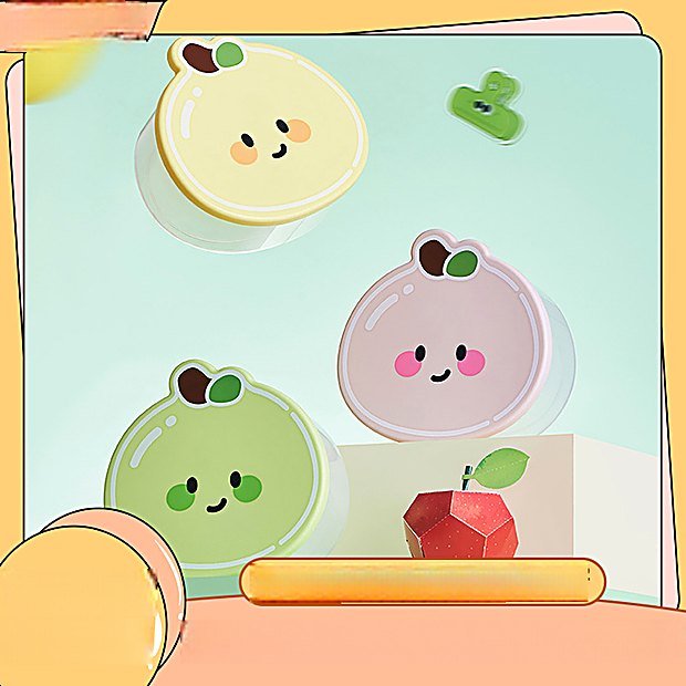 Divided Clear Bento Lunch Box