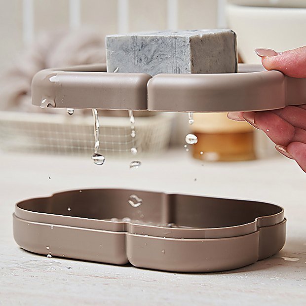 Double Wall Draining Soap Dish