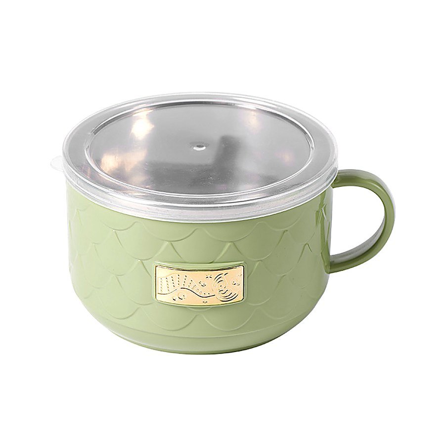 Lidded Heat Guard Stainless Steel Bowl