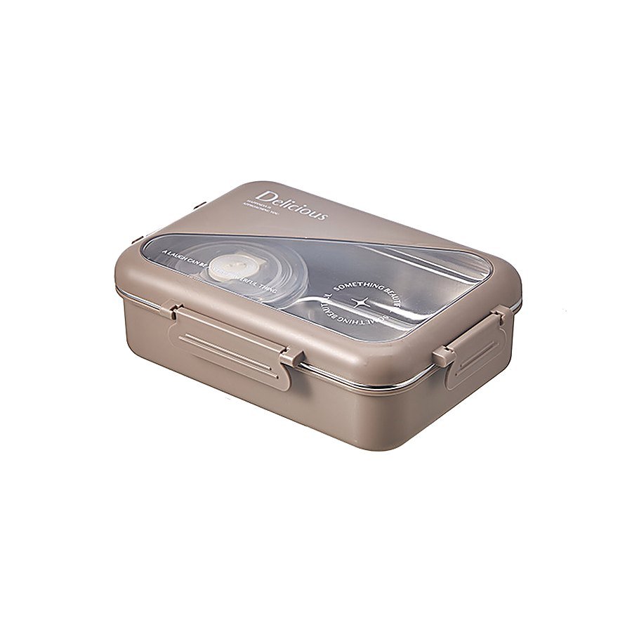 1000 ml Divided Clear Bento Lunch Box