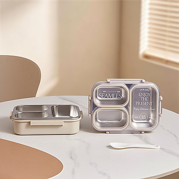 1000 ml Divided Outdoor Bento Lunch Box