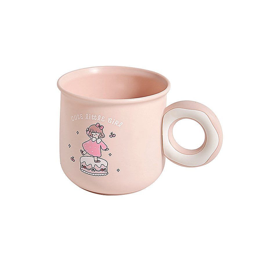 500 ml Cartoon Print Kids Bathroom Cup