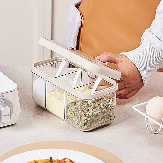 Divided Clear Kitchen Storage